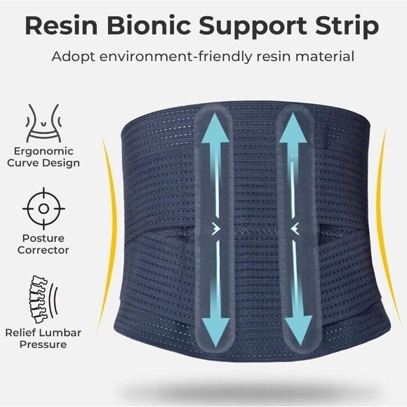 AIRPOP Back Support Belt, Lower Back Brace Back Pain Relief, size Small - Picture 3 of 7